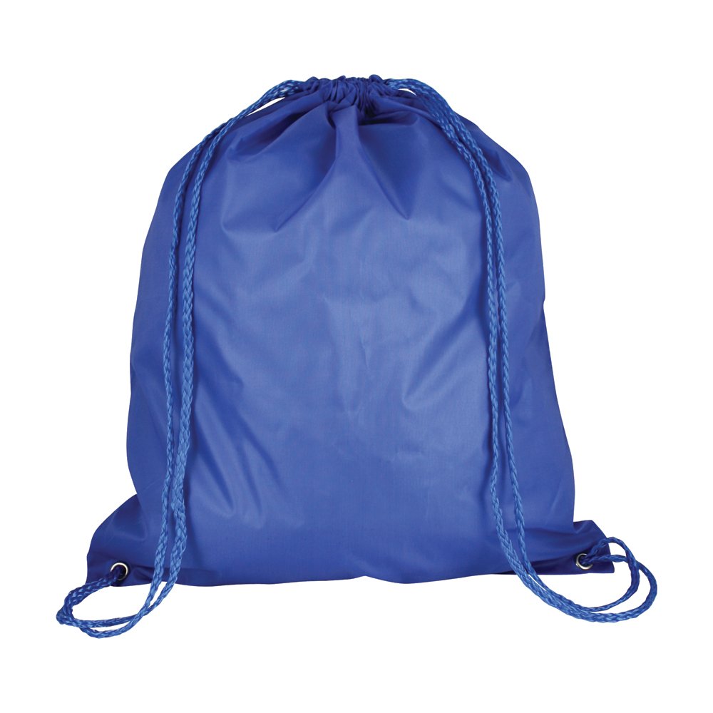 eBuyGB Unisex Children's Nylon Drawstring Rucksack Bags (Blue)