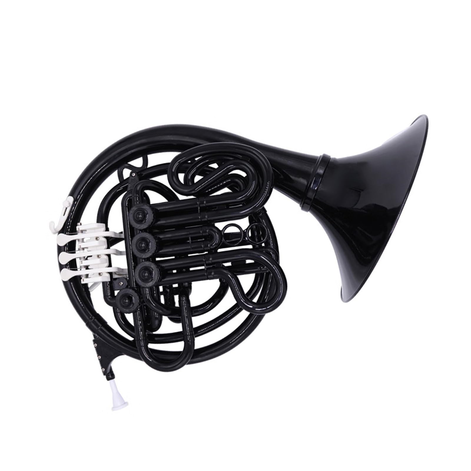 Trompa Dorada Instrumento Musical ABS Trompa Si Bemol Plástico Bk