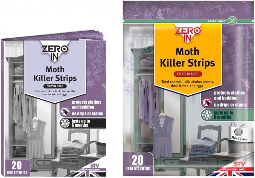 Zero In Moth Killer Strips 24 Strips Amazon.co.uk Garden
