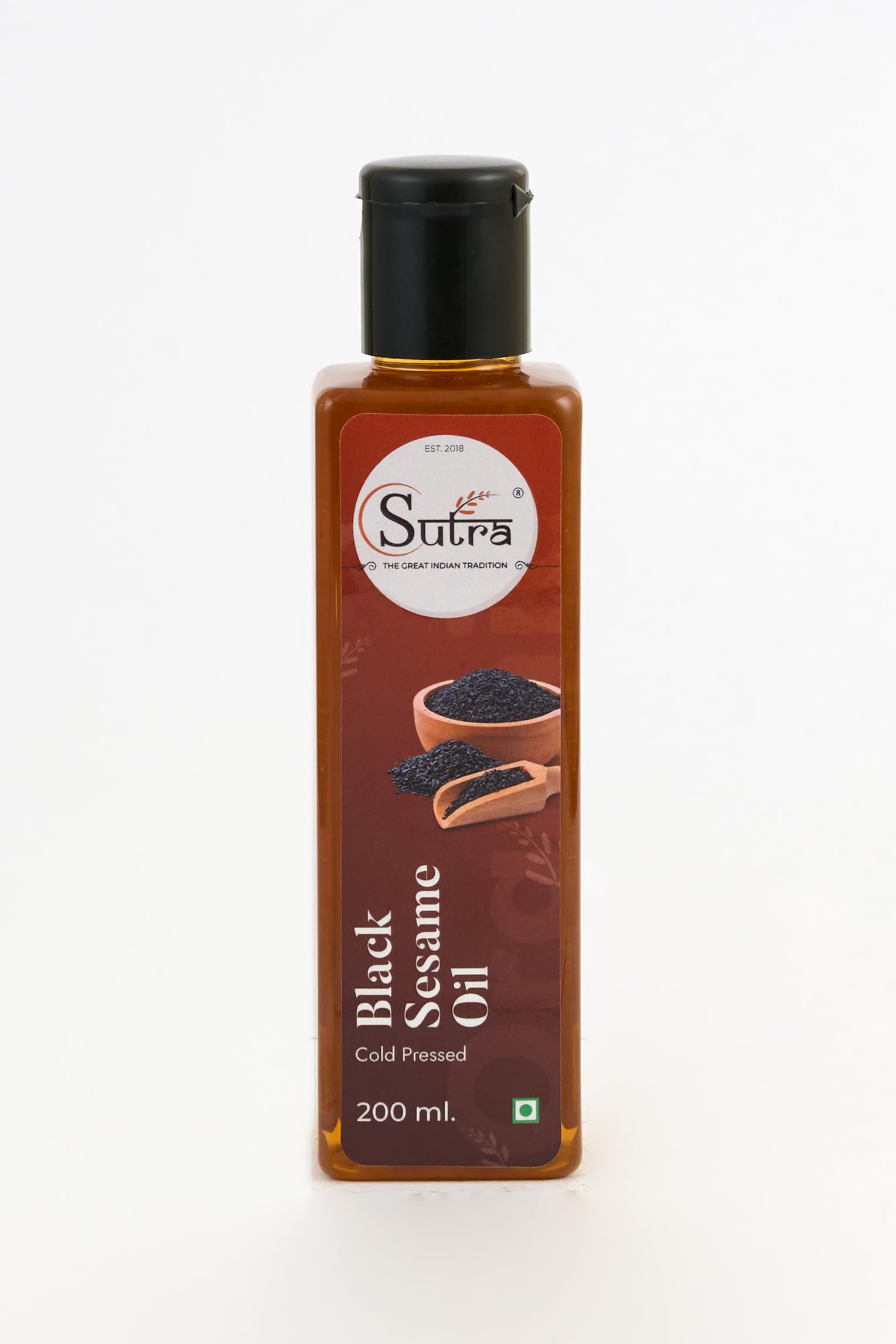 SUTRA Black Sesame premium Oil 200ml (ಕಪ್ಪು ಎಳ್ಳಿನ ಎಣ್ಣೆ) |kaala til ka tel|Cold Pressed Oil|Wood Pressed Oils|Gingelly oil | Natural (B0CRF1CDK3) Amazon Price History, Amazon Price Tracker