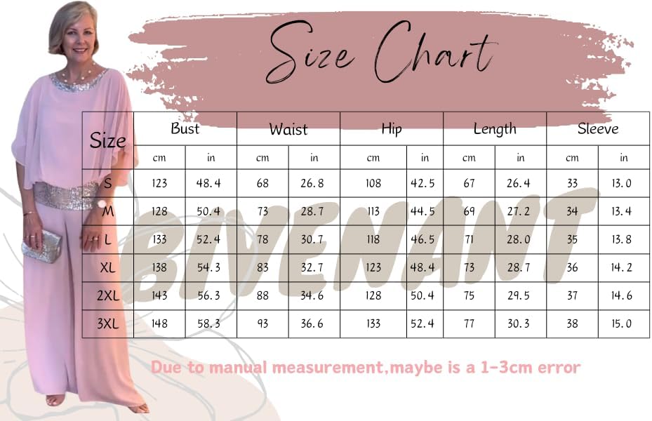 Womens Sequin 2 Piece Wedding Guest Pant Loose Formal Pantsuit for Women Suits for Ladies - Image 7