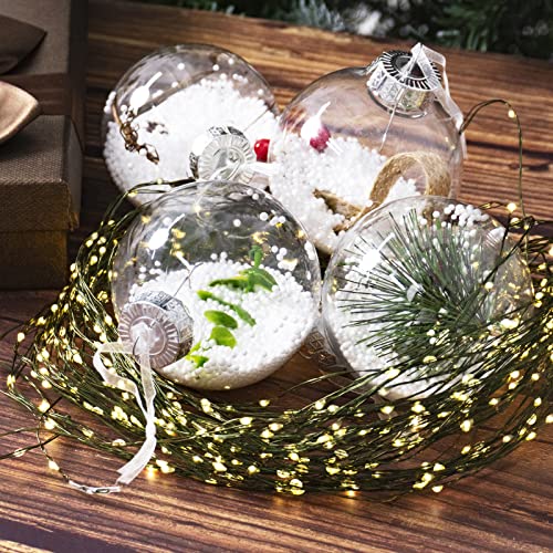 Christmas tree transparent ball decoration shatterproof Christmas ornaments center piece large hanging ball