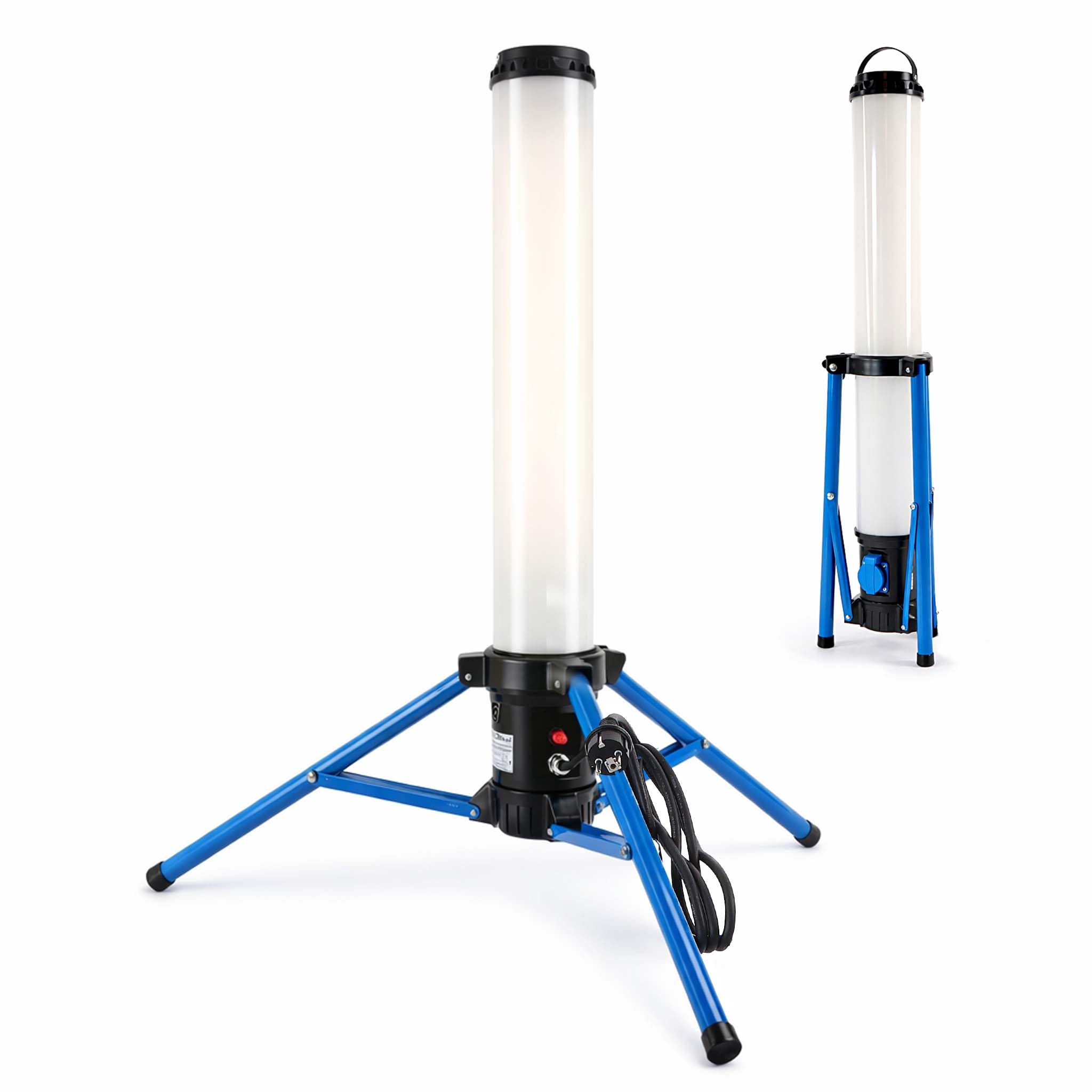 XPOtool Lampada LED da lavoro con treppiede 150W Luce a 360° 15.000 lumen Faro da cantiere