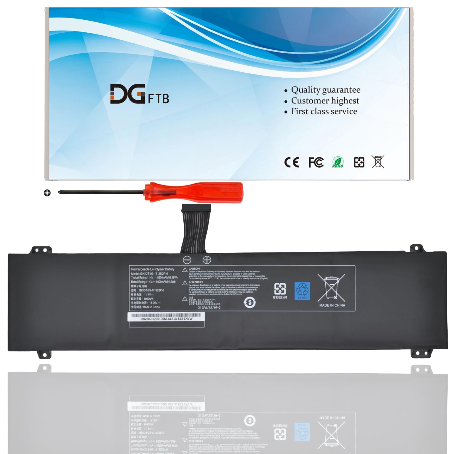 Amazon.com: DGFTB GKIDT-03-17-3S2P-0 GKIDT-00-13-3S2P-0 New Laptop