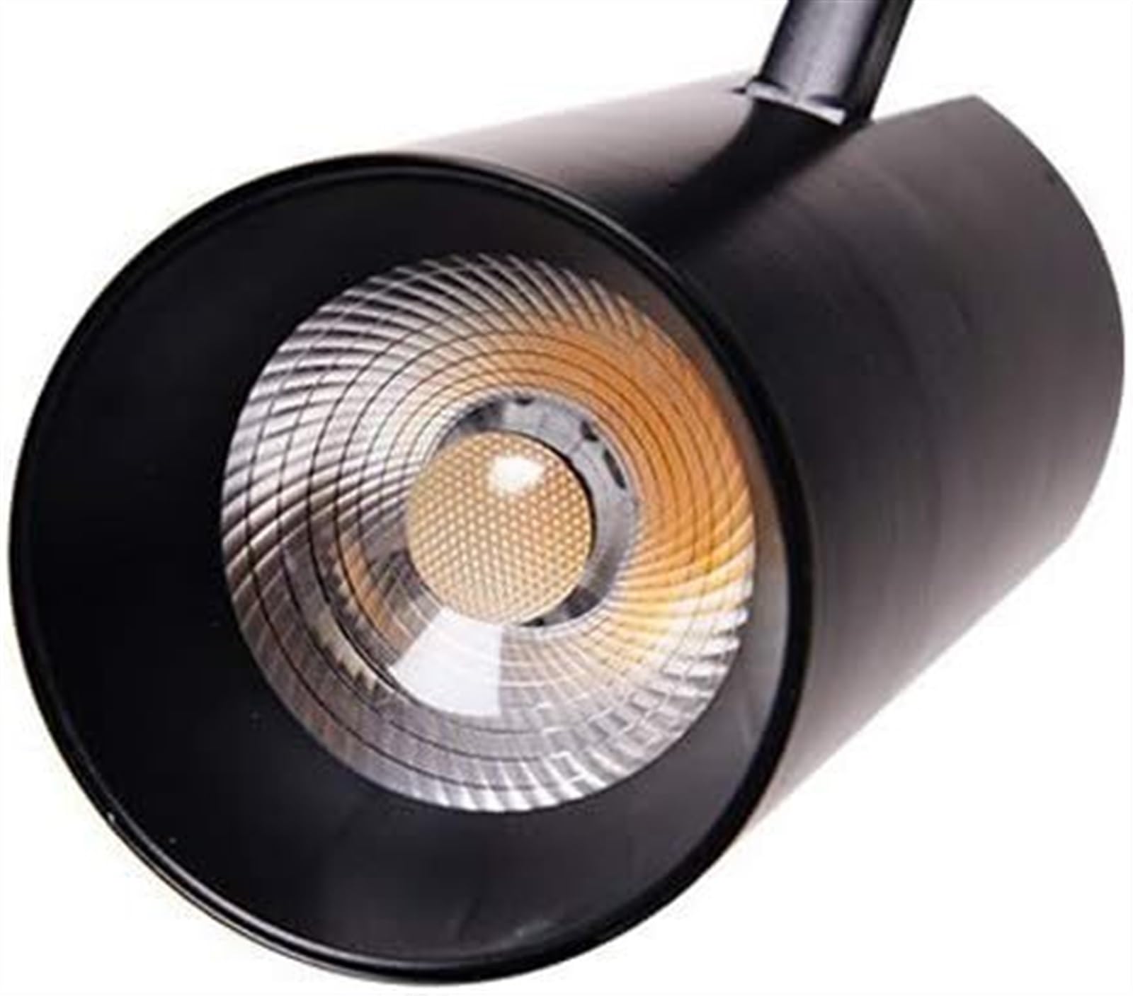 Robuster, schwarzer, zylindrischer, oberflächenmontierter Strahler, Kunstleuchten for Gemälde, COB-LED-Bilder, Wandspot-Beleuchtung, Decke(3000K,12W)