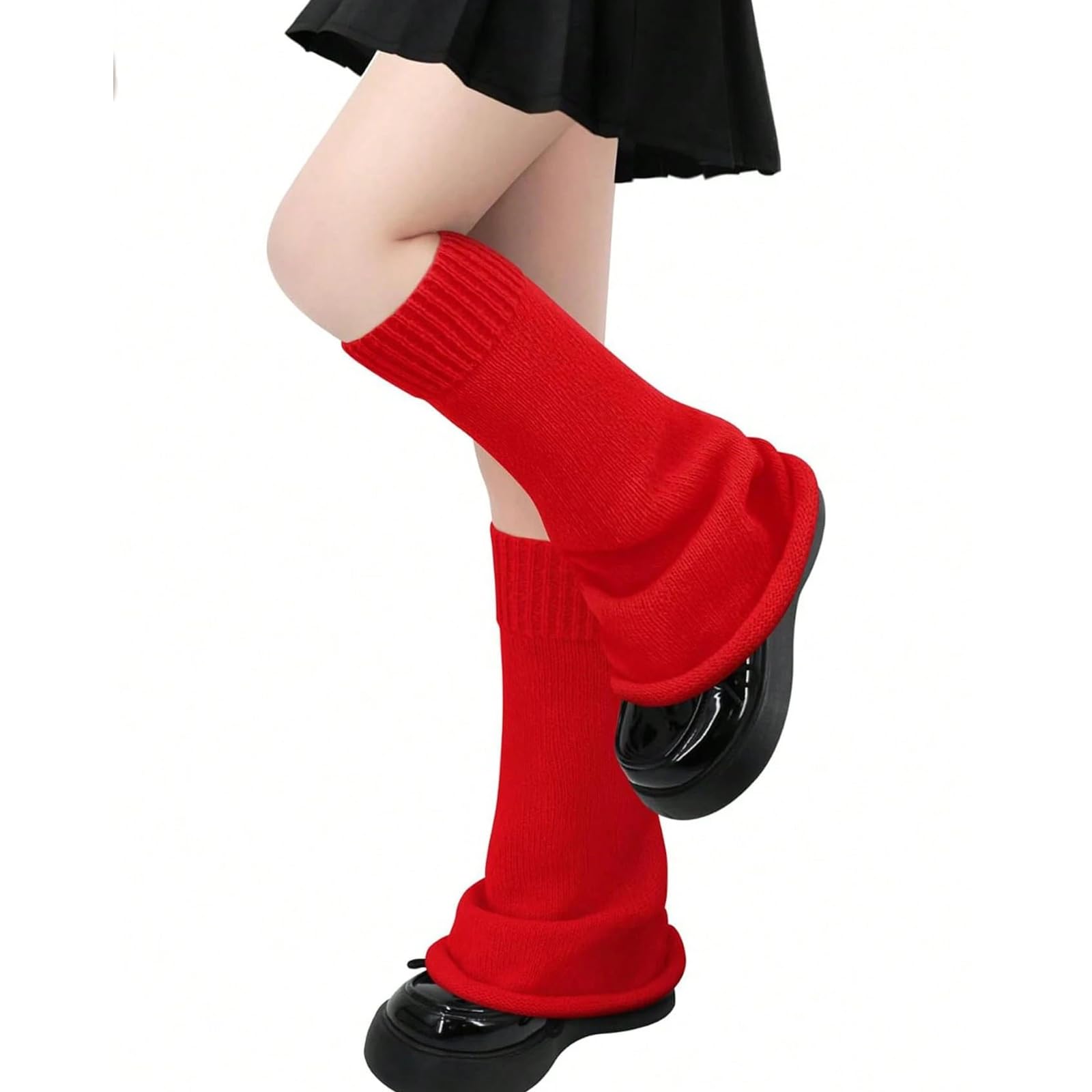 Sexybody Women's Leg Warmers Fashion Knit Warmers Long Socks Cute Y2K Kawaii Japanese Lolita Harajuku Accessories for Girls