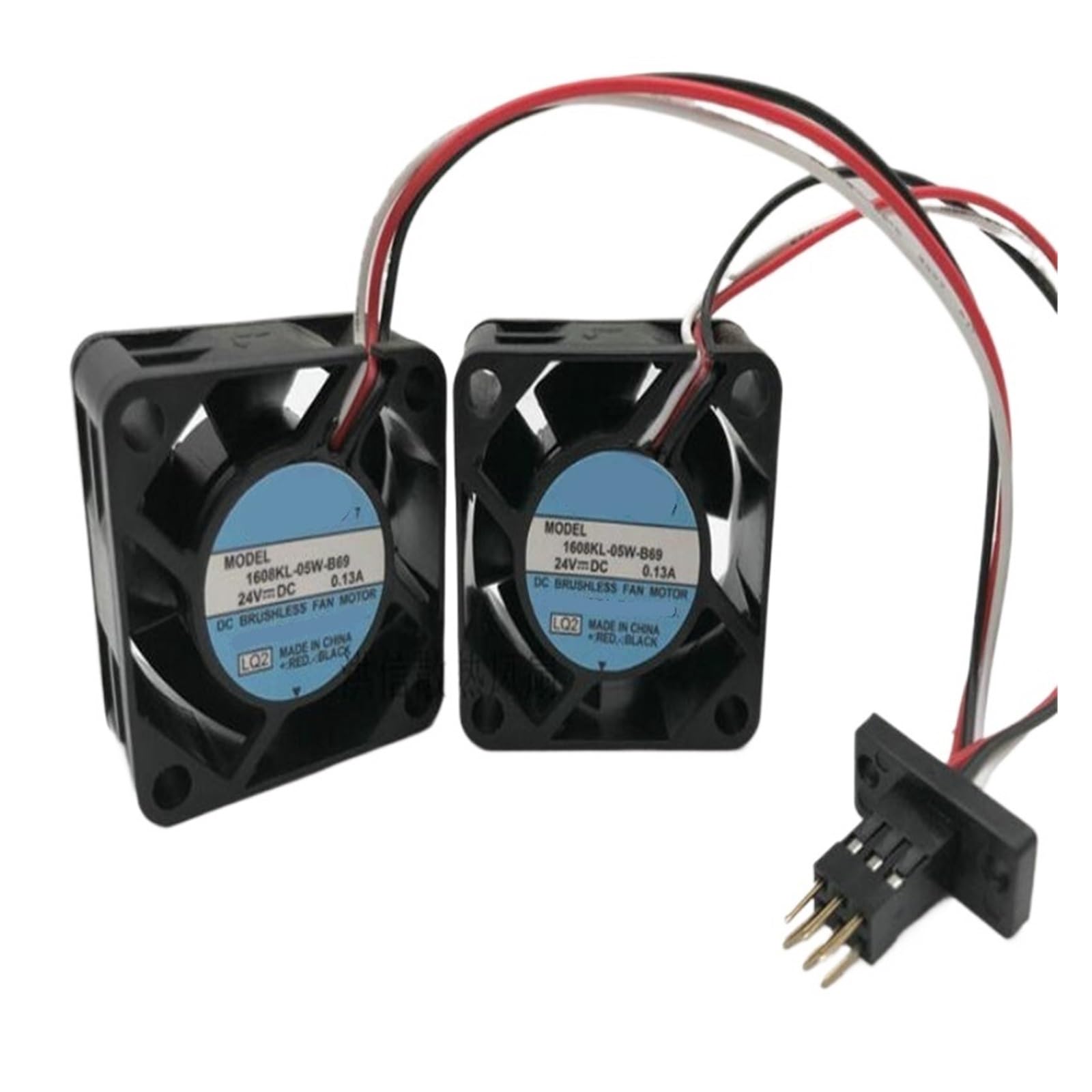 GJEXXPTST 1pcs 1608KL-05W-B69 24V 0.13A 6-pin Plug Fan