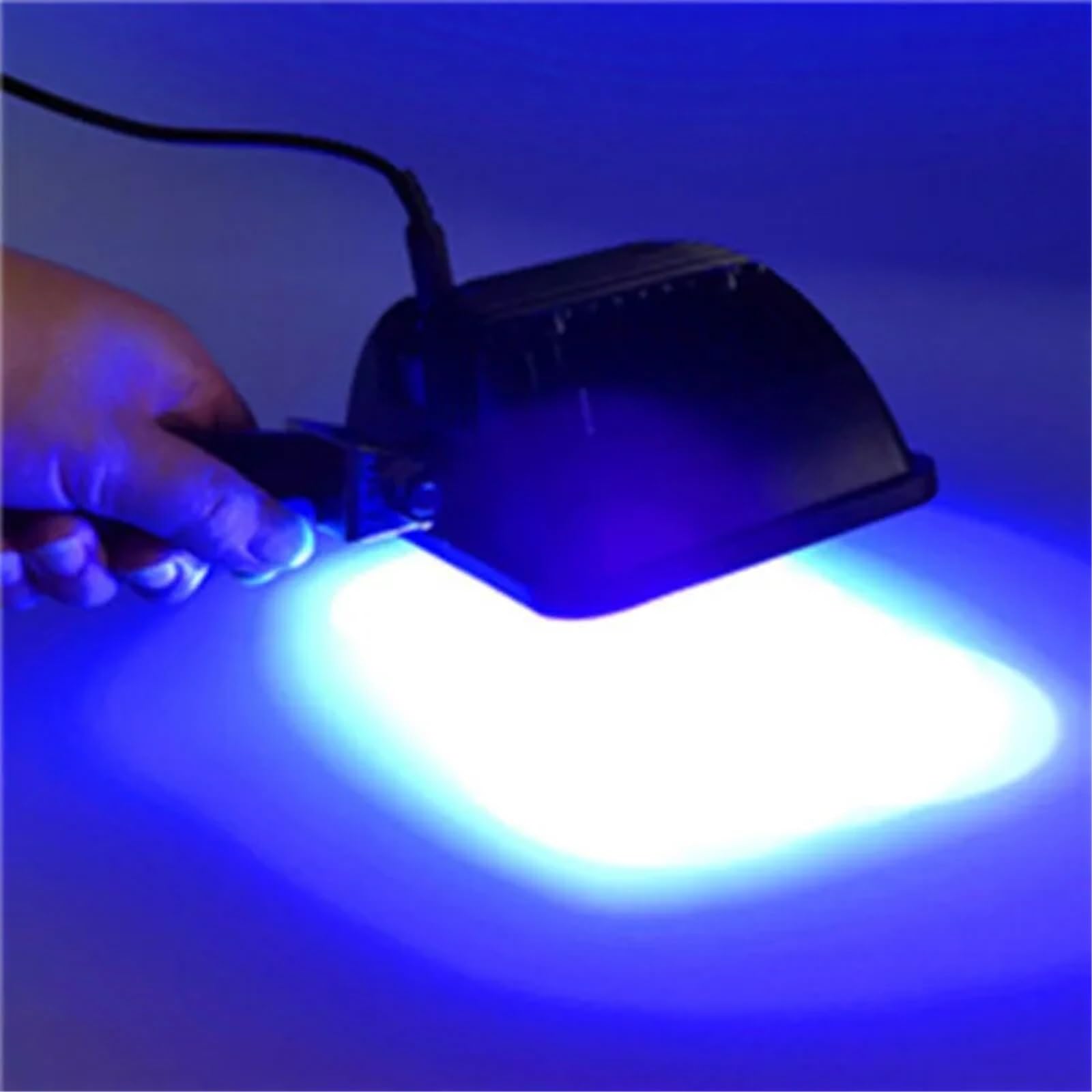 Lampa do paznokci, 395 Nm Ręczna Lampa UV Do Bezcieniowego Drukowania Klejem Z Żywicy, Zielonym Tuszem Olejowym, Samodzielnego Montażu,na podróż do domu