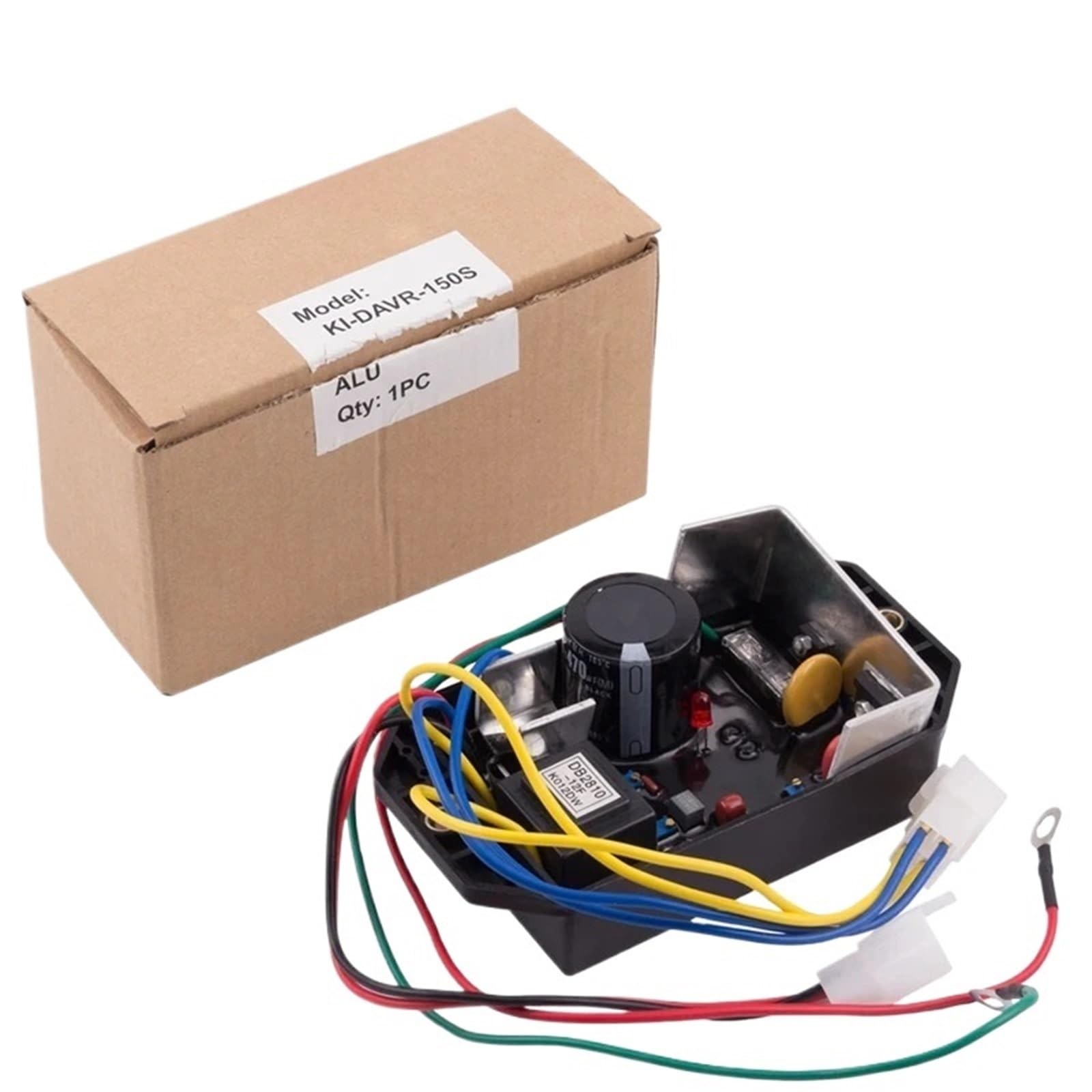CBRBLCIUL AVR Automatic Voltage Regulator Module KI-DAVR-150S 150S3, 220 V, Single Phase, 15 kW, Alternator Parts for Generator(AVR KI-DAVR-150S3)