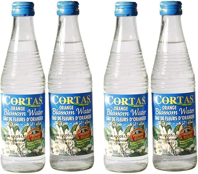 Orange Blossom Water, Cortas, 4 x 300ml