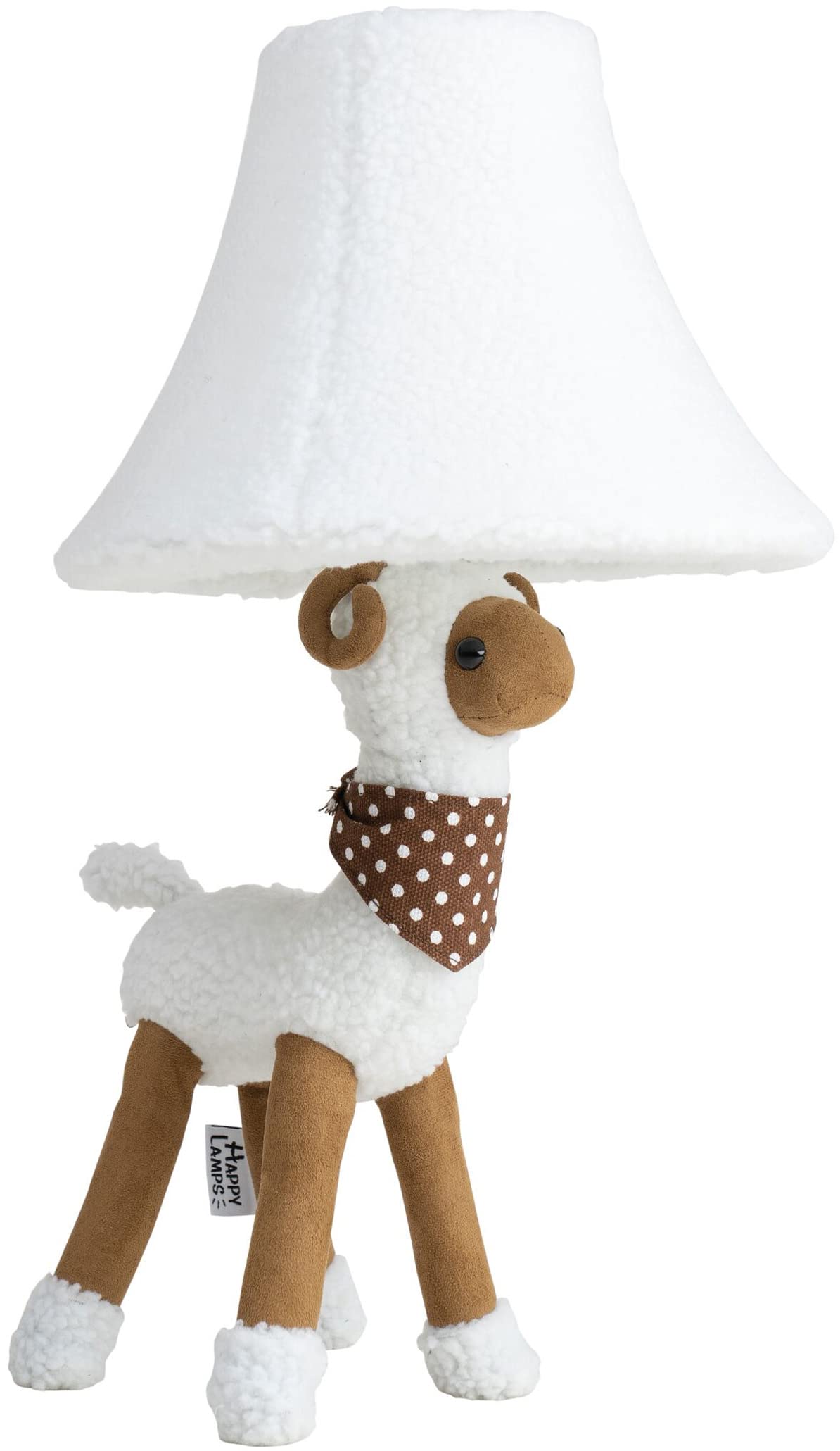 Wolle Tischlampe LED flauschig Design Kinderzimmer Babyzimmer kindersicher Handarbeit