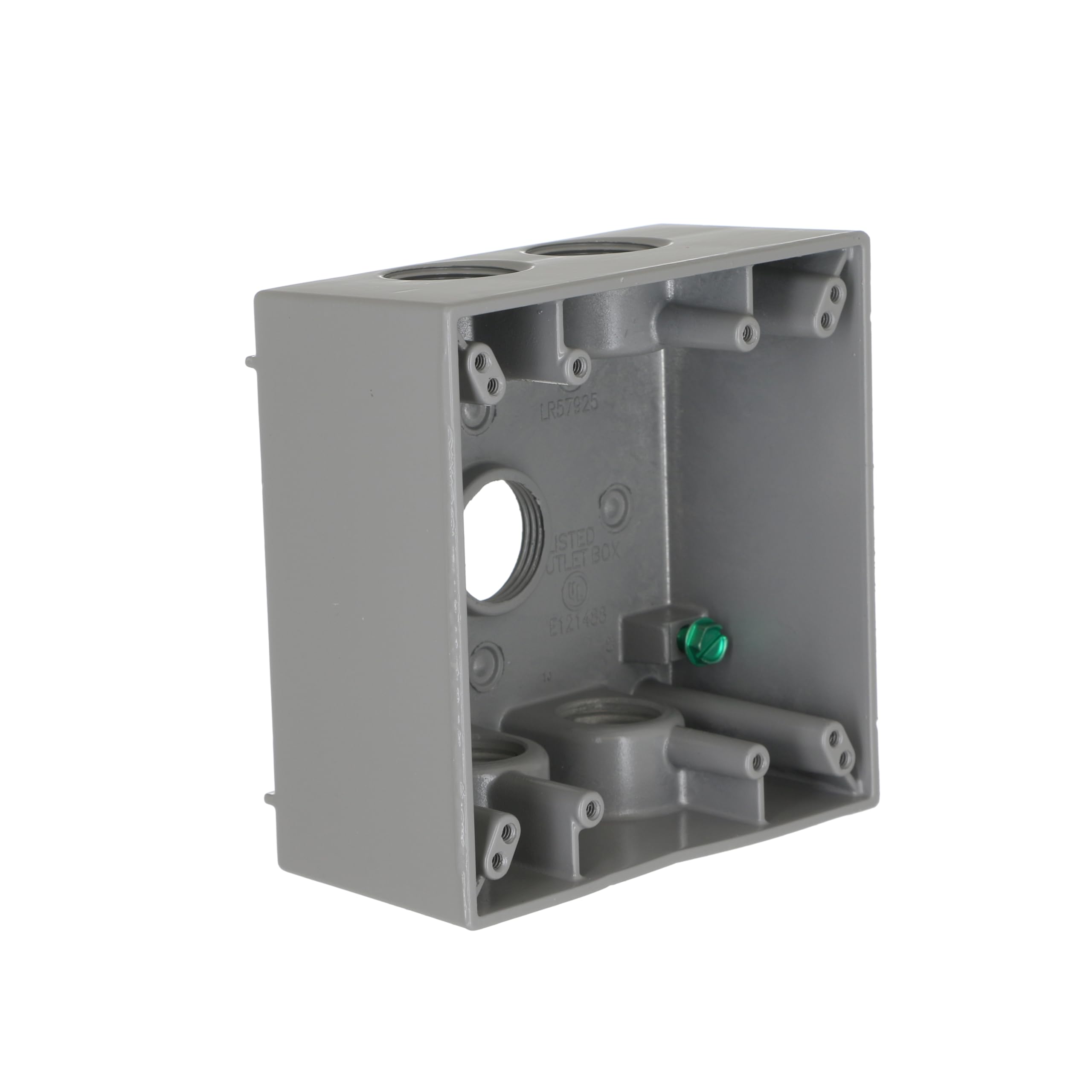 Hubbell Outdoor Lighting-Bell 5345-0 2 Gang Gray Outdoor Box