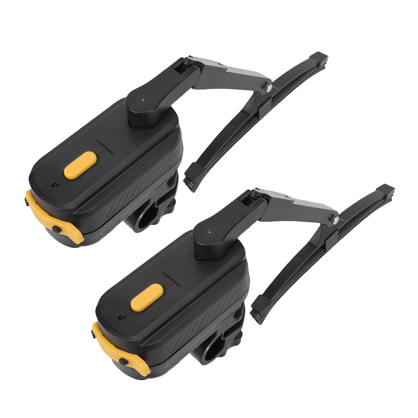 Fockety Tergicristallo per il Casco Motociclistico, 2 velocità 1200 MAh Waterproof Helmet Wiper Compatibile con la Maggior Parte della Visiera Universale con Staffa Telescopica