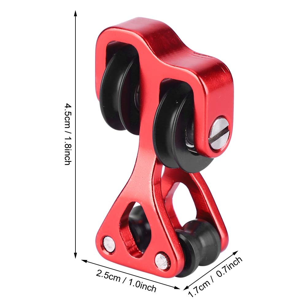 ZASCHMOY Deslizamiento del Rodillo Divisor de Cuerda Deslizante del Cable del Compuesto de Tiro con de Aleación de Aluminio - Mejora la Precisión y la Velocidad para los Arqueros - Diseño Liviano — view 2