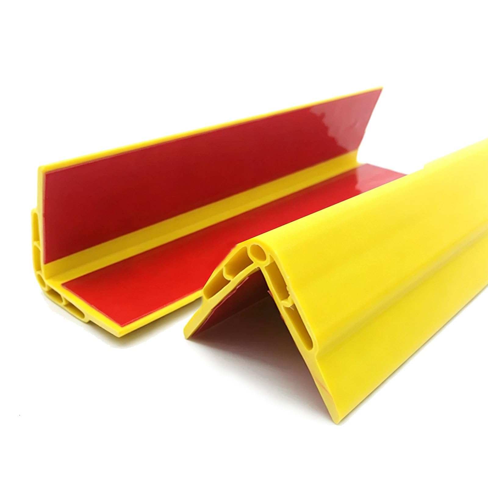 Paraspigoli Angolari Muro, in PVC Morbido, Autoadesiva, Para Spigoli | Para Spigoli per Mobili, Struttura a Camera D'aria, per Protezione e Decorazione delle Pareti(Yellow,120cm/47in)