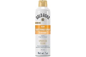 Gold Bond No Mess Clear Invisible Body Powder Spray: A Farewell to Boob Dust