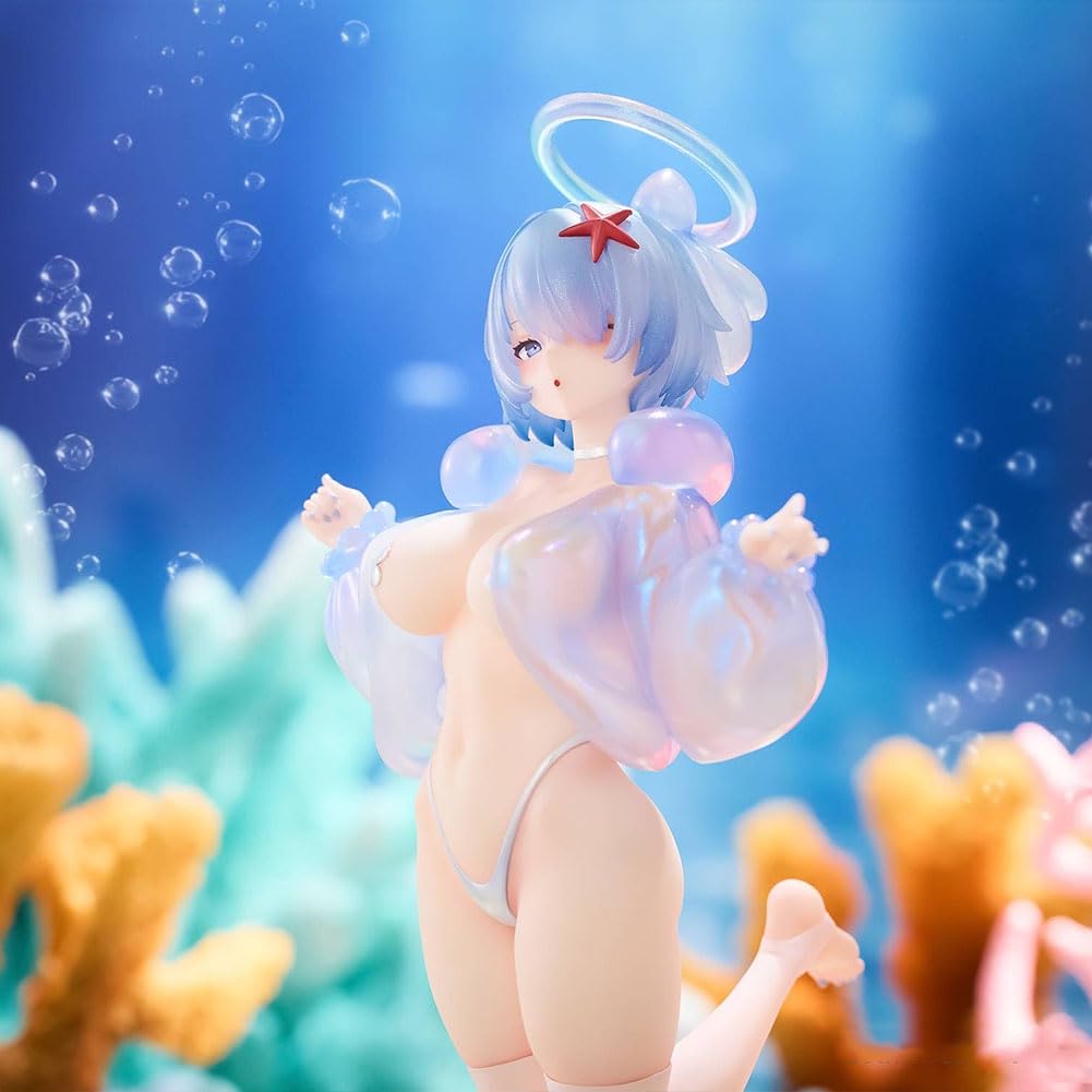 Jellyfish Girl-Shizuku Ruru - Figura de anime, ilustración de 23 cm