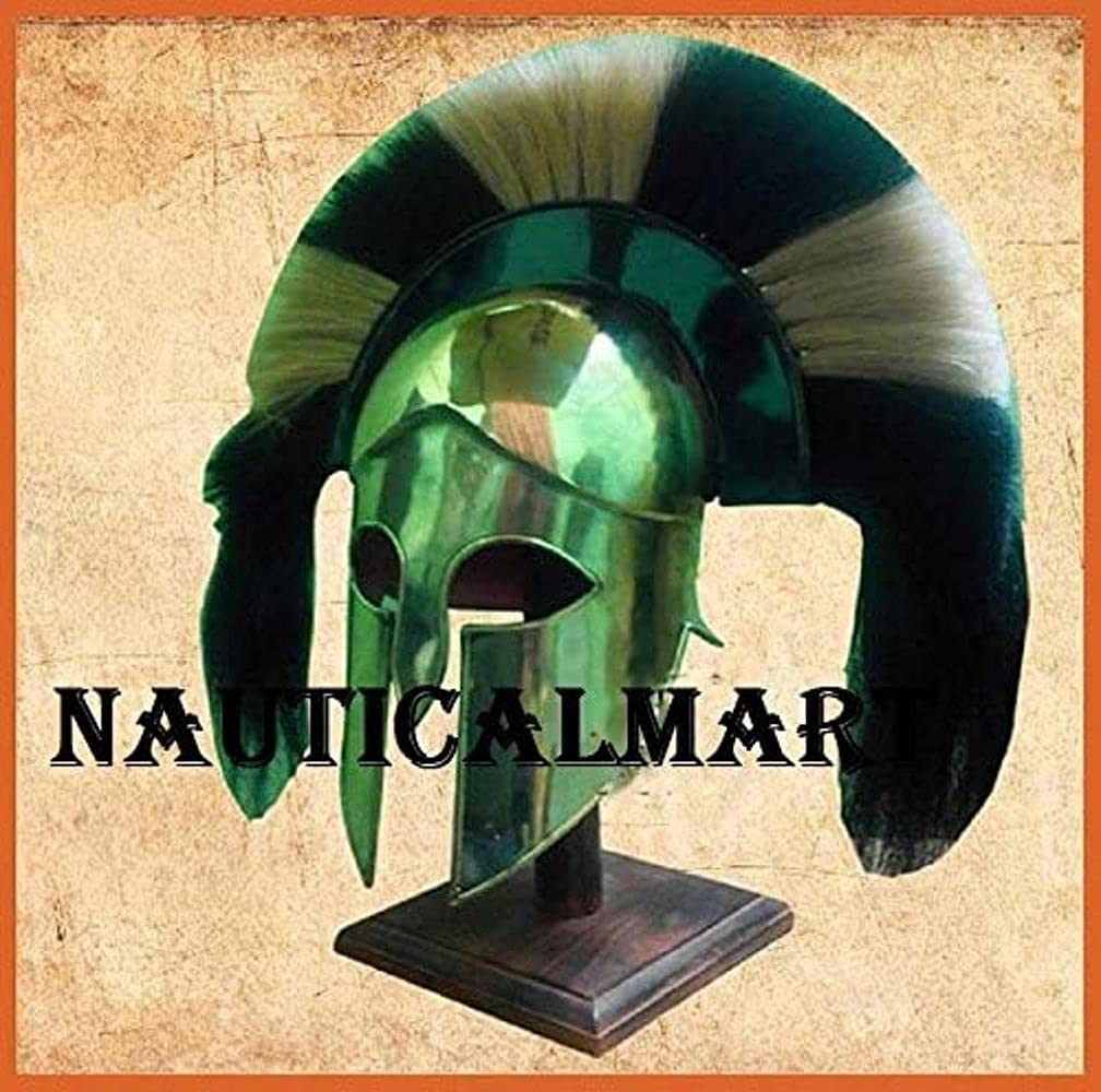 NauticalMart Brass Greek Corinthian Helmet Spartan Helmets