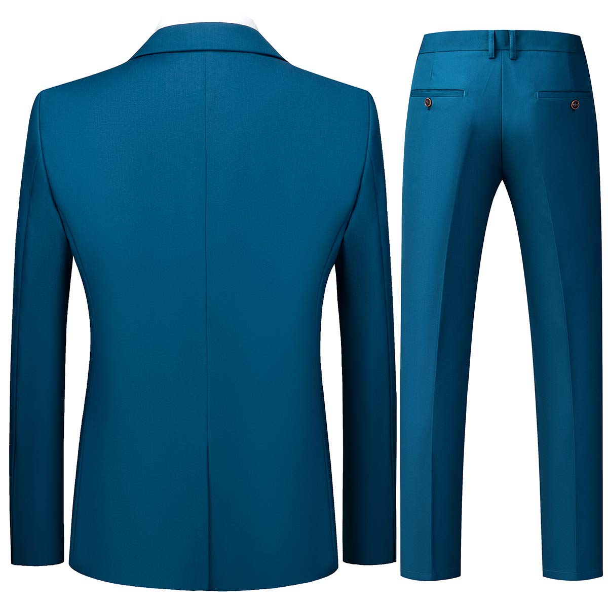 Allthemen Abiti da Uomo 3 Pezzi Regular Fit Abito Formale Abito Due Bottoni Giacca da Lavoro Pantaloni