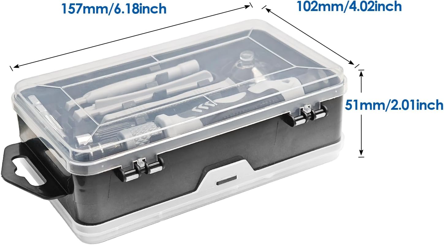 115 In1 Precision Screwdriver Set, Professional Magnetic Repair Tool Kit for Electronics, Watch, Mobile Phone, Laptop, Game Console, Camera, Eyeglasses, Modding, and DIY Projects