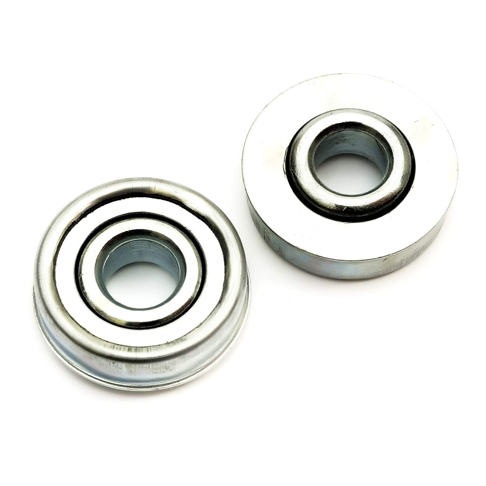 Petrolscooter Silver 2X Heavy Duty Wheel Roller Bearings Reducer 35Mm To 12Mm Bore Wheelbarrow Barrow
