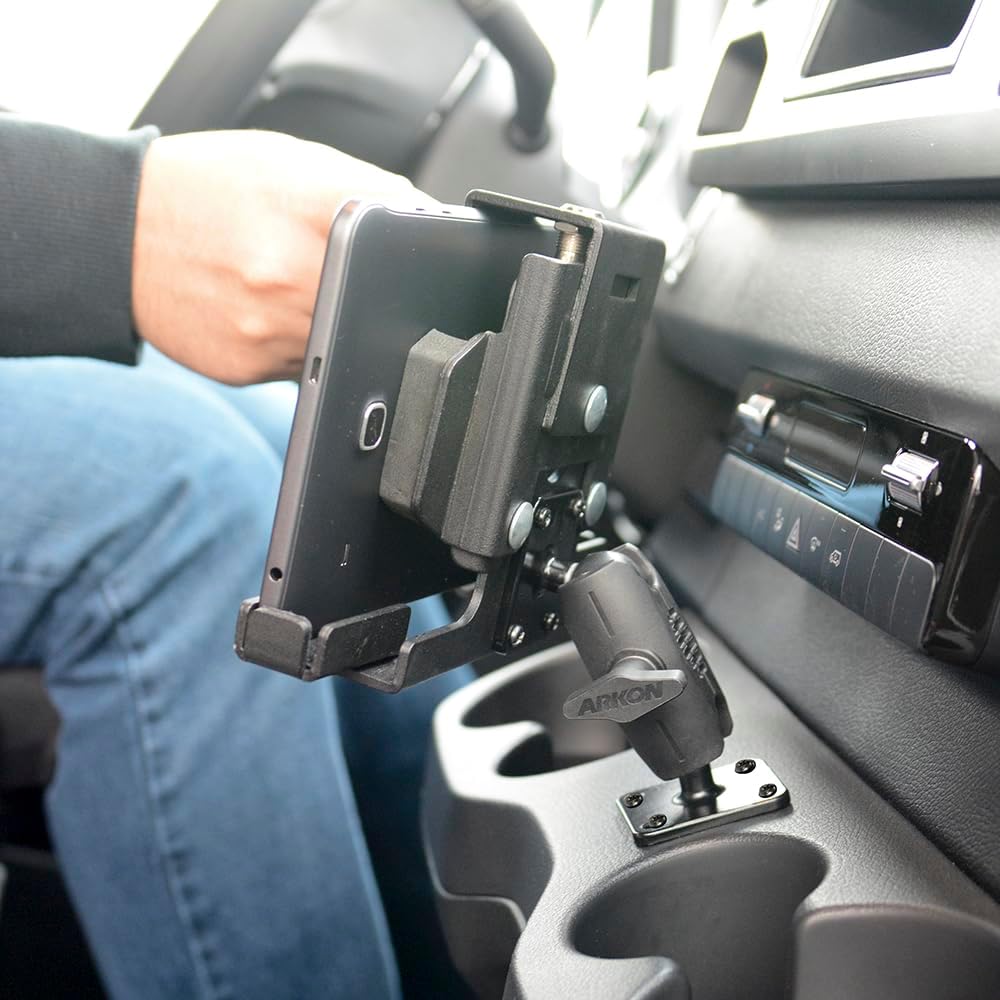 ARKON Mounts Locking Aluminum Tablet Mount with Key Lock for E-Log for Galaxy Tab A iPad Models