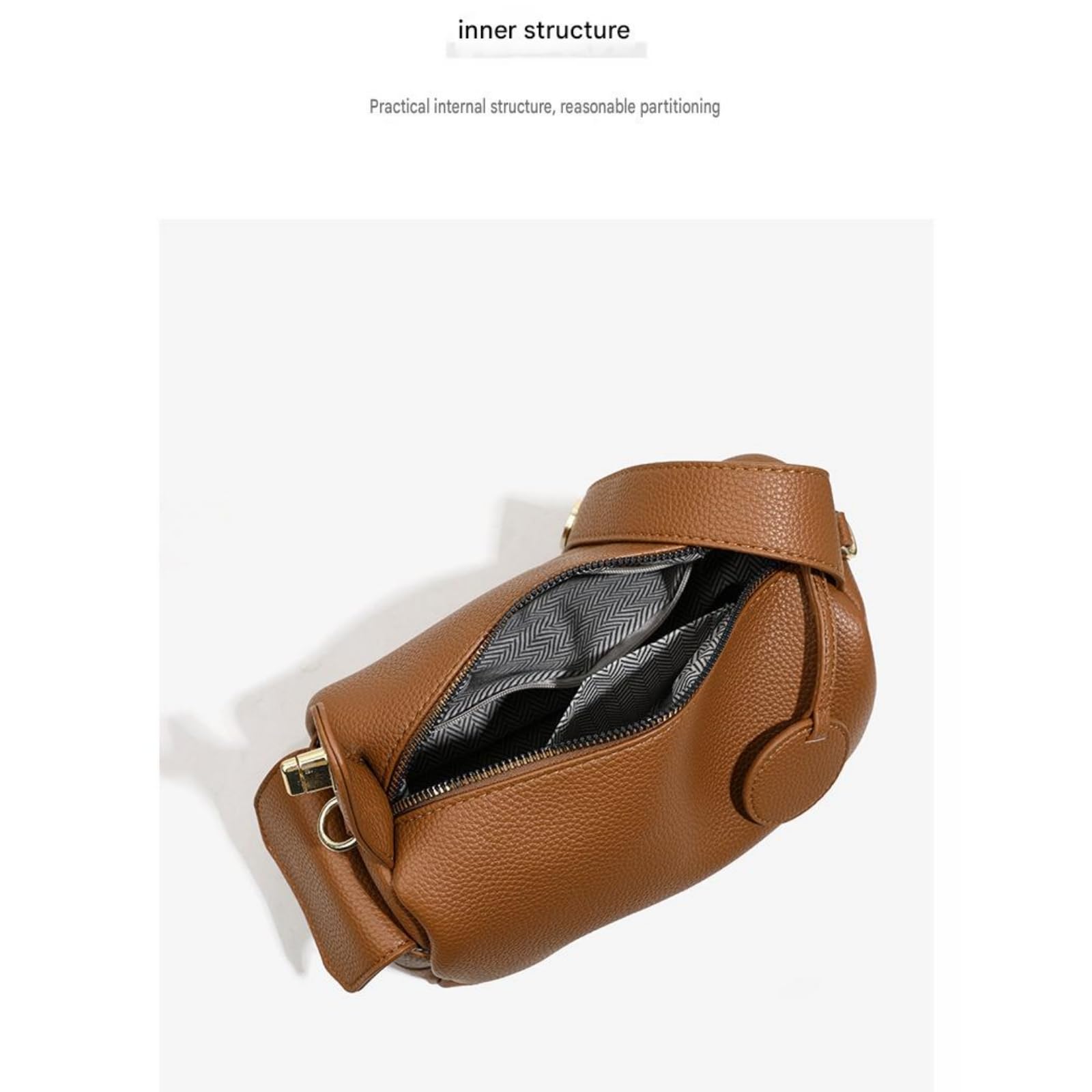 Umhängetasche Mit Großem Fassungsvermögen Für Pendler, Damen, Handtasche Umhängetasche-schwarz