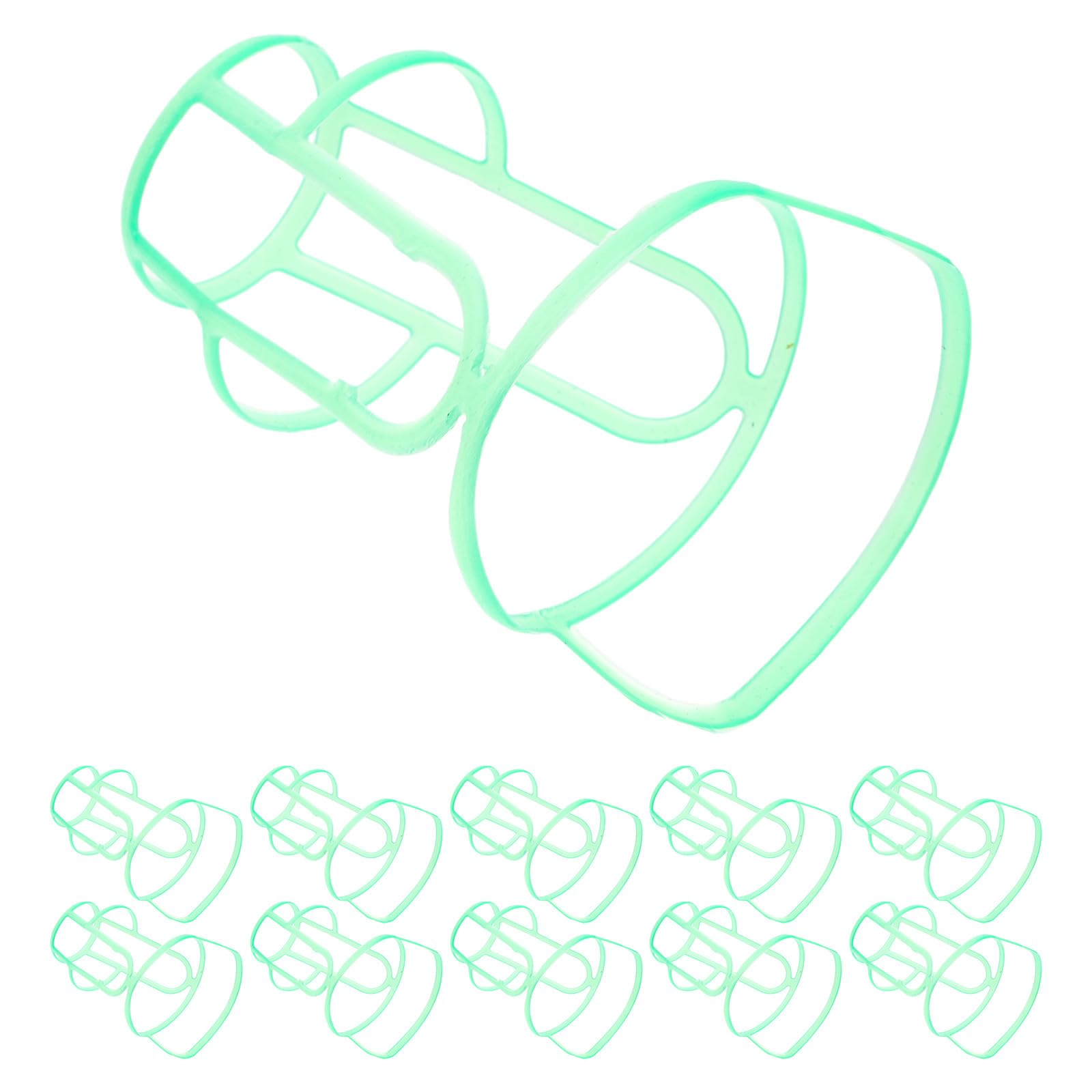 Hemobllo 20pcs Plastic Infusion Bottle Holder Net Covers for 100ml Saline Bottles for Iv Fluid Administration