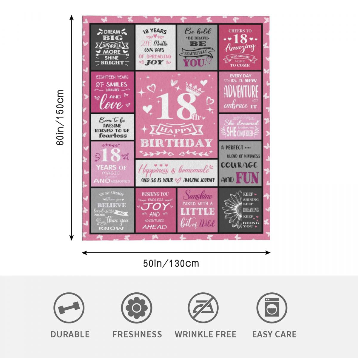 Kesidilo Cadeaux D'anniversaire Pour Filles De 18 Ans, Décorations