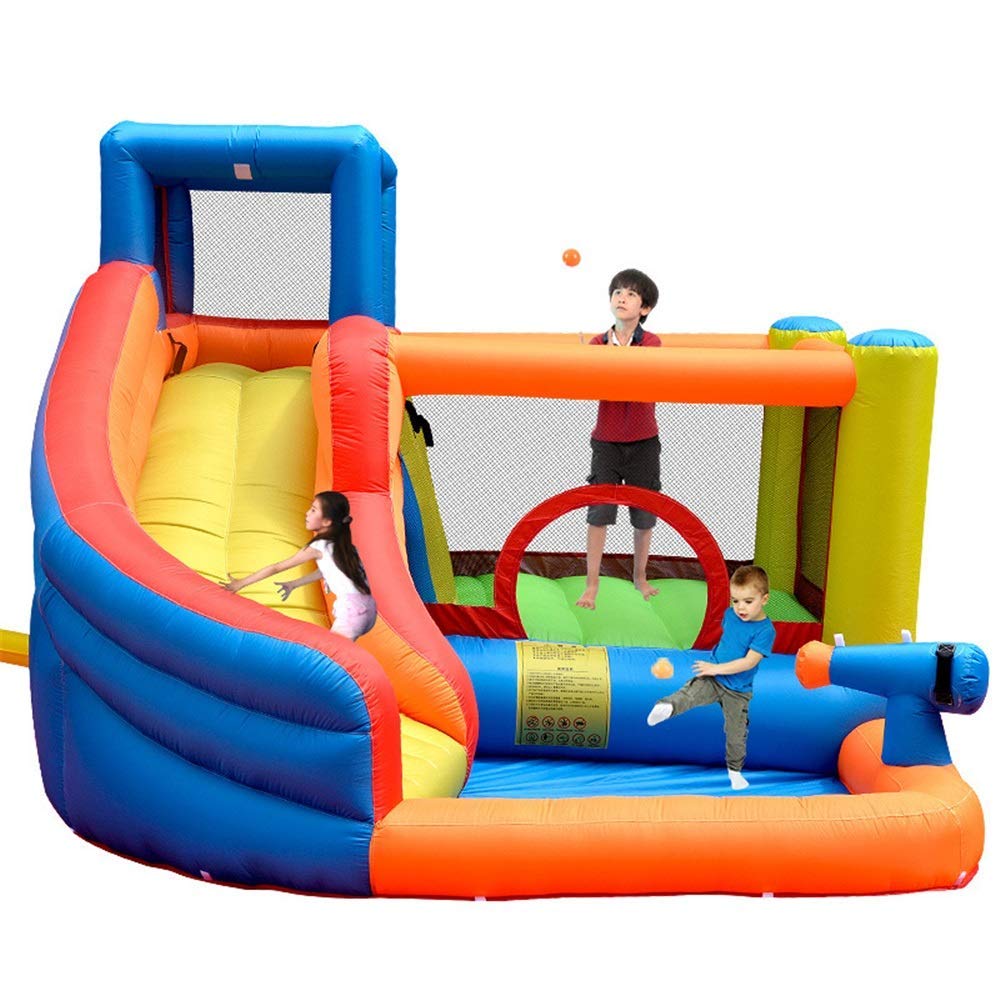 Castello gonfiabile, Scivolo gonfiabile for letto da salto con trampolino in PVC