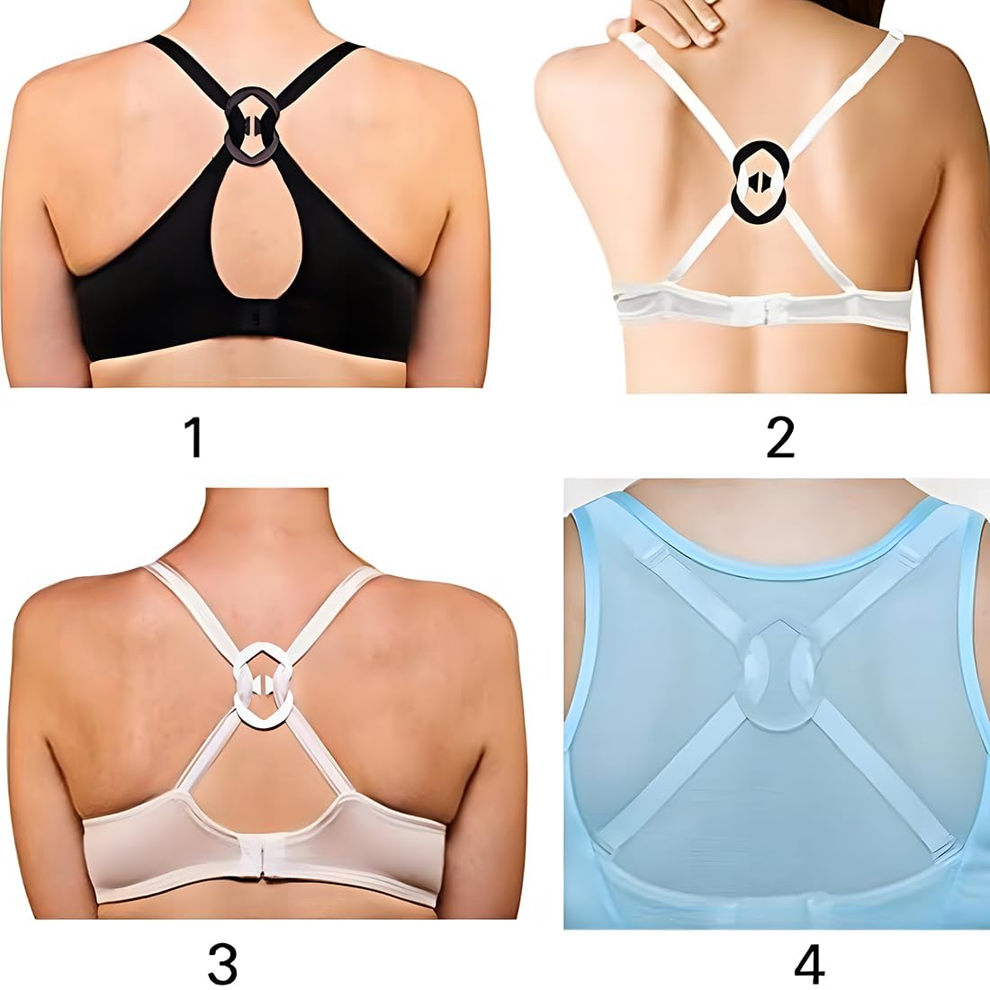 Clip Reggiseno Antiscivolo - 16 Pezzi Per Spalline Invisibili - Foto 3