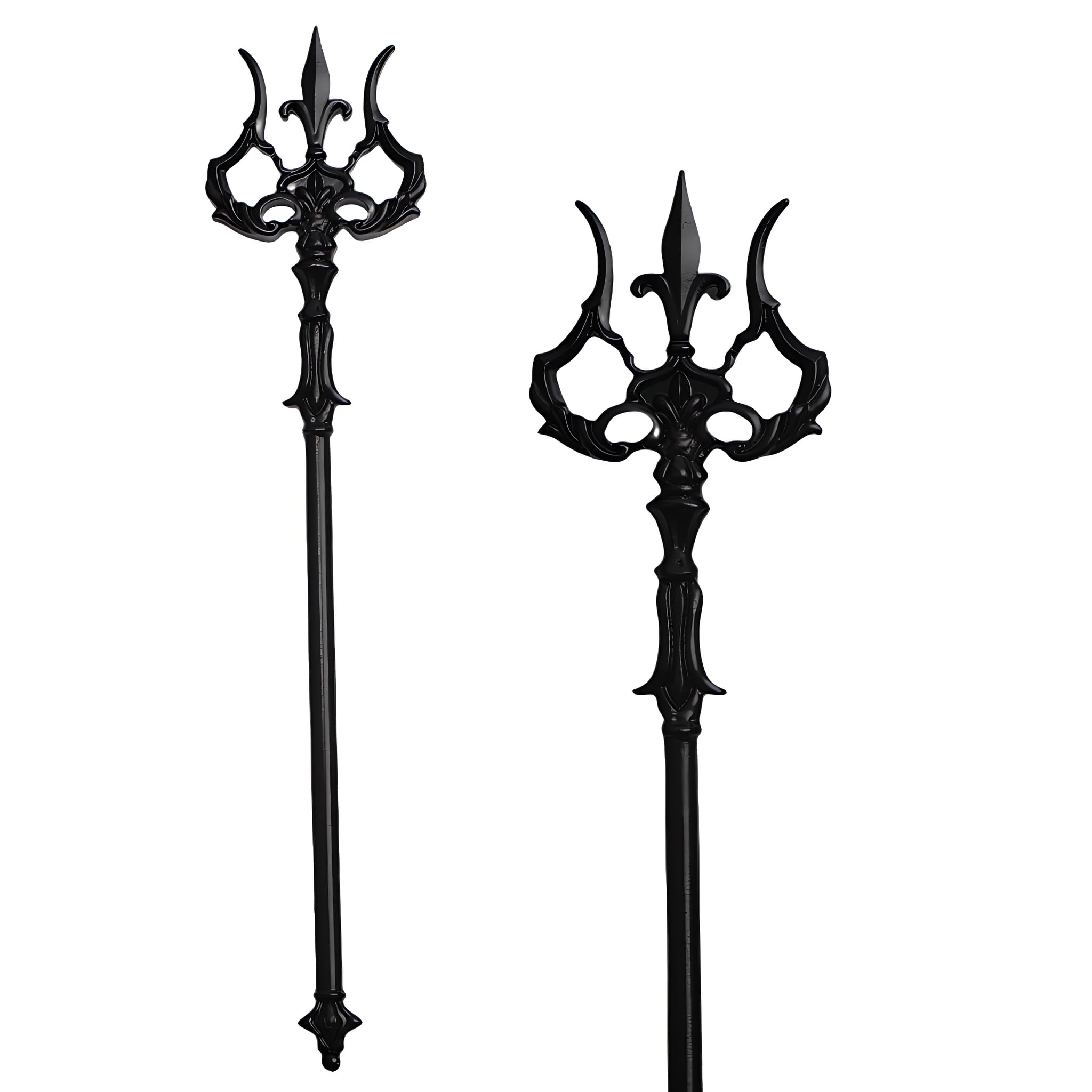 LANGHONG 2PCS Retro Viking Hairpin For Women Halloween Trident Hair Pin Hair Styling Pins (SRTL5)