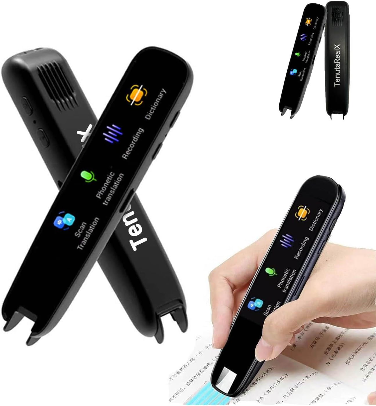Multifunctional Translation Device, Multifunctional Translation Pen, Smart Translation Pen for 112 Languages, Real-time Translation Pen with WiFi/Offline/Photo Support (Black) Multifunctional Translation Device, Multifunctional Translation Pen, Smart Translation Pen for 112 Languages, Real-time Translation Pen with WiFi/Offline/Photo Support (Black)
