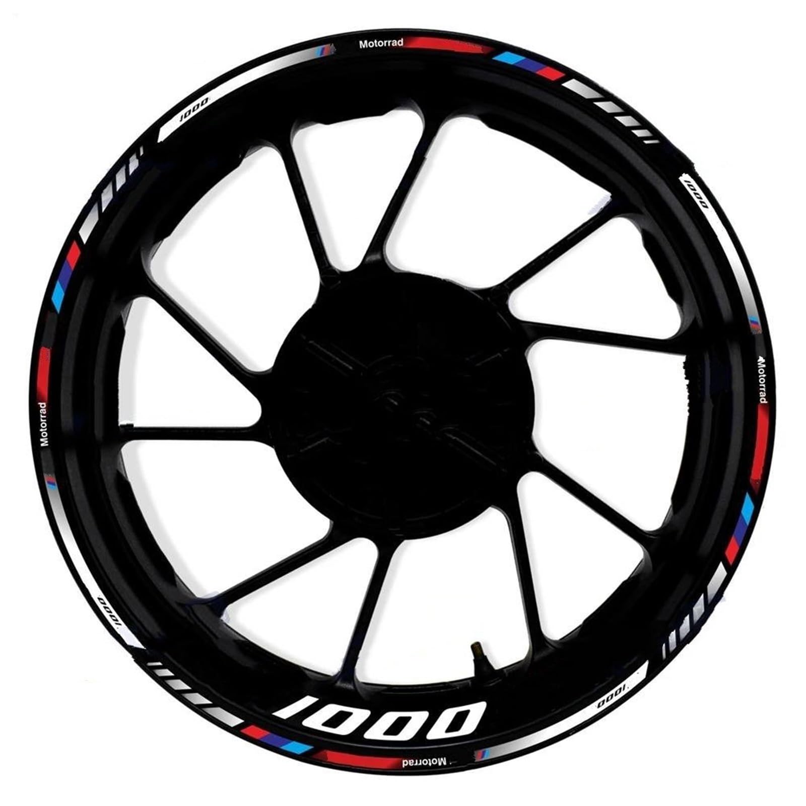 Reflective Accessories Motorcycle Wheel Stickers Rim Stripes Waterproof Tape for S1000RR S1000 RR HP4