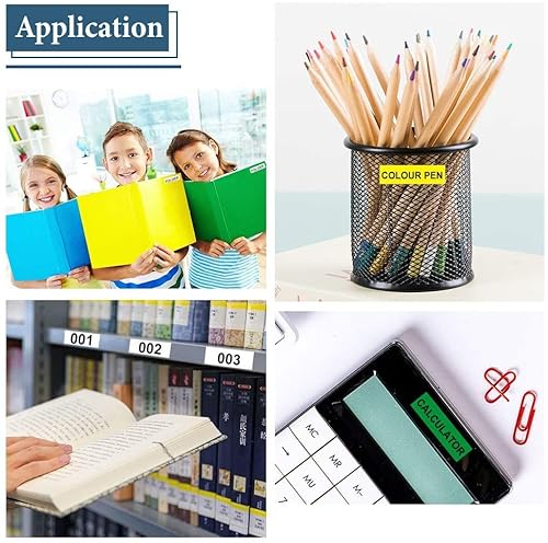 Absonic 5-Pack Compatible 18Mm Label Tape Replacement For Casio Xr-18We Xr-18Rd Xr-18Bu Xr-18Yw Xr-18Gn 18Mm 0.7" Ez Label Maker Tape For Kl-120 Kl-750 Kl-780 Kl-820 Kl-7200 Kl-8100, 3/4" X 26' #TOP3