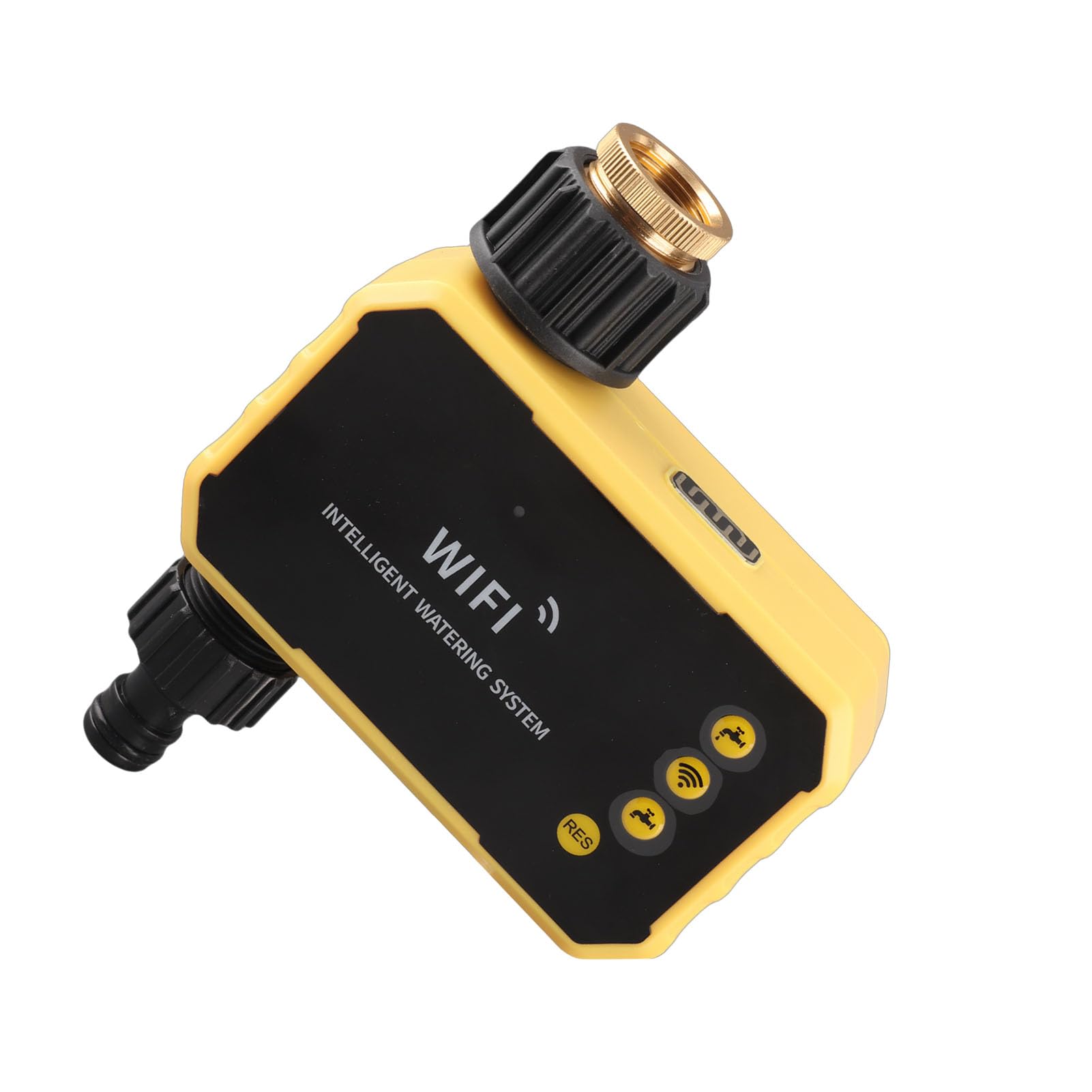 Cocoarm Programmatore per Irrigazione WiFi, Controller Intelligente per Irrigazione Ad Energia Solare con Sensore Pioggia, di Automatico da Giardino per Balconi e Cortili