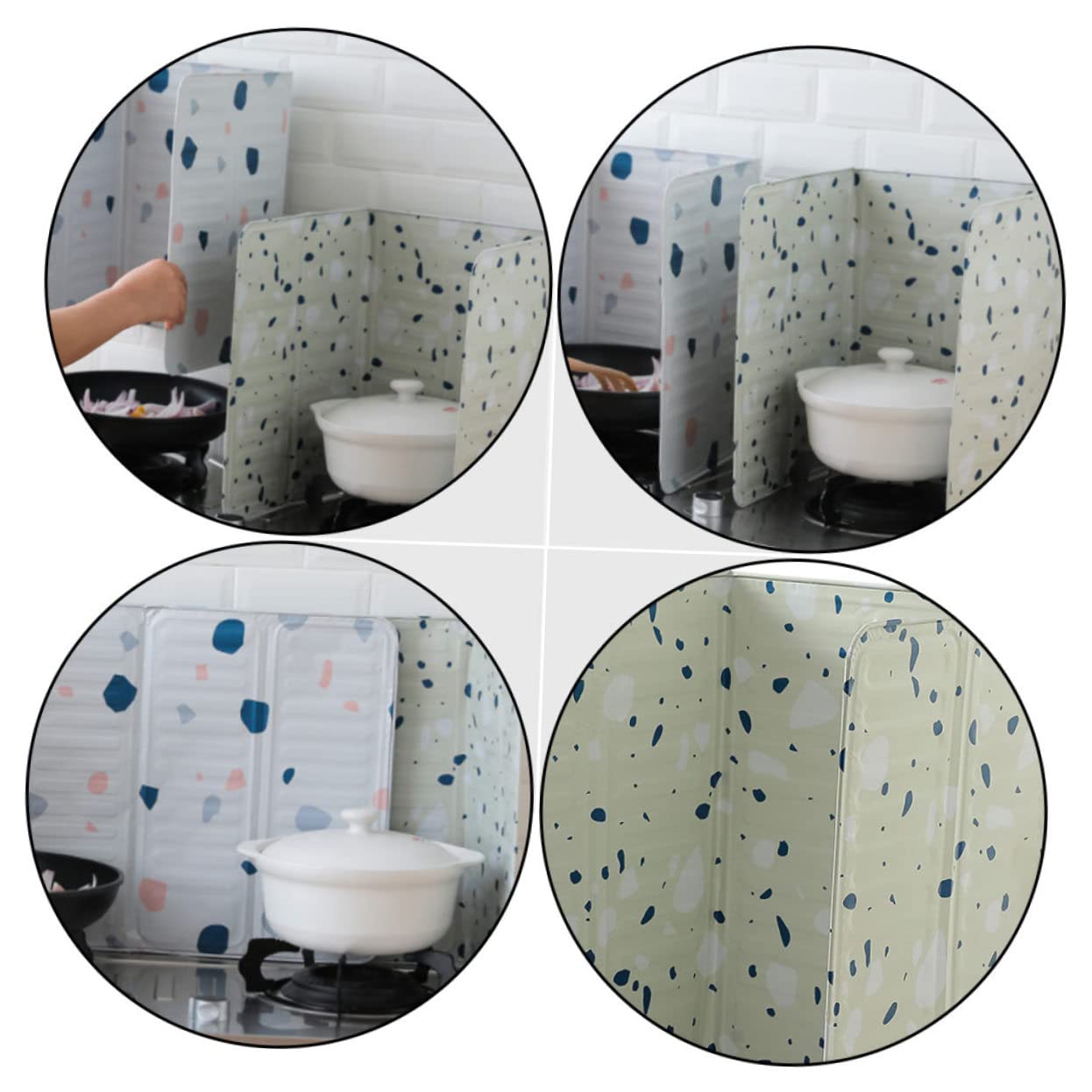 ETO- Rabat D'eau D'évier Déflecteur D'eau à Ventouse, Protection D'évier Multifonctionnelle Anti