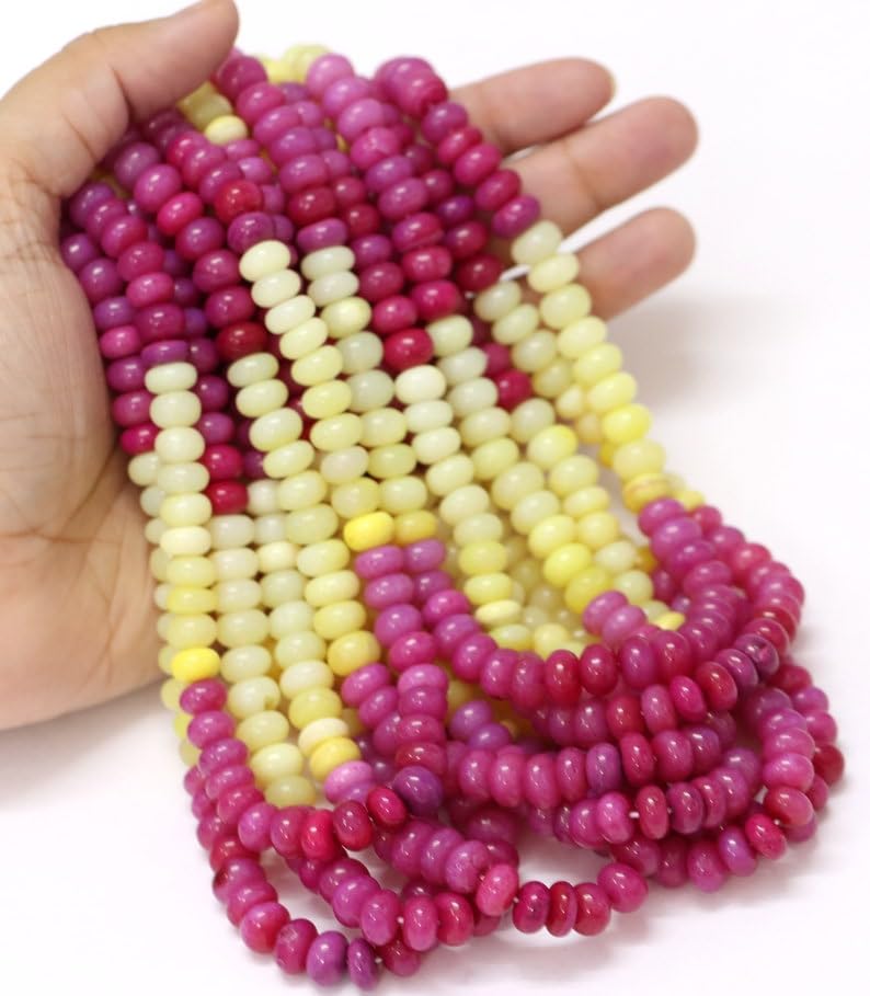 Perles en pierre précieuse pour collier en perles lisses