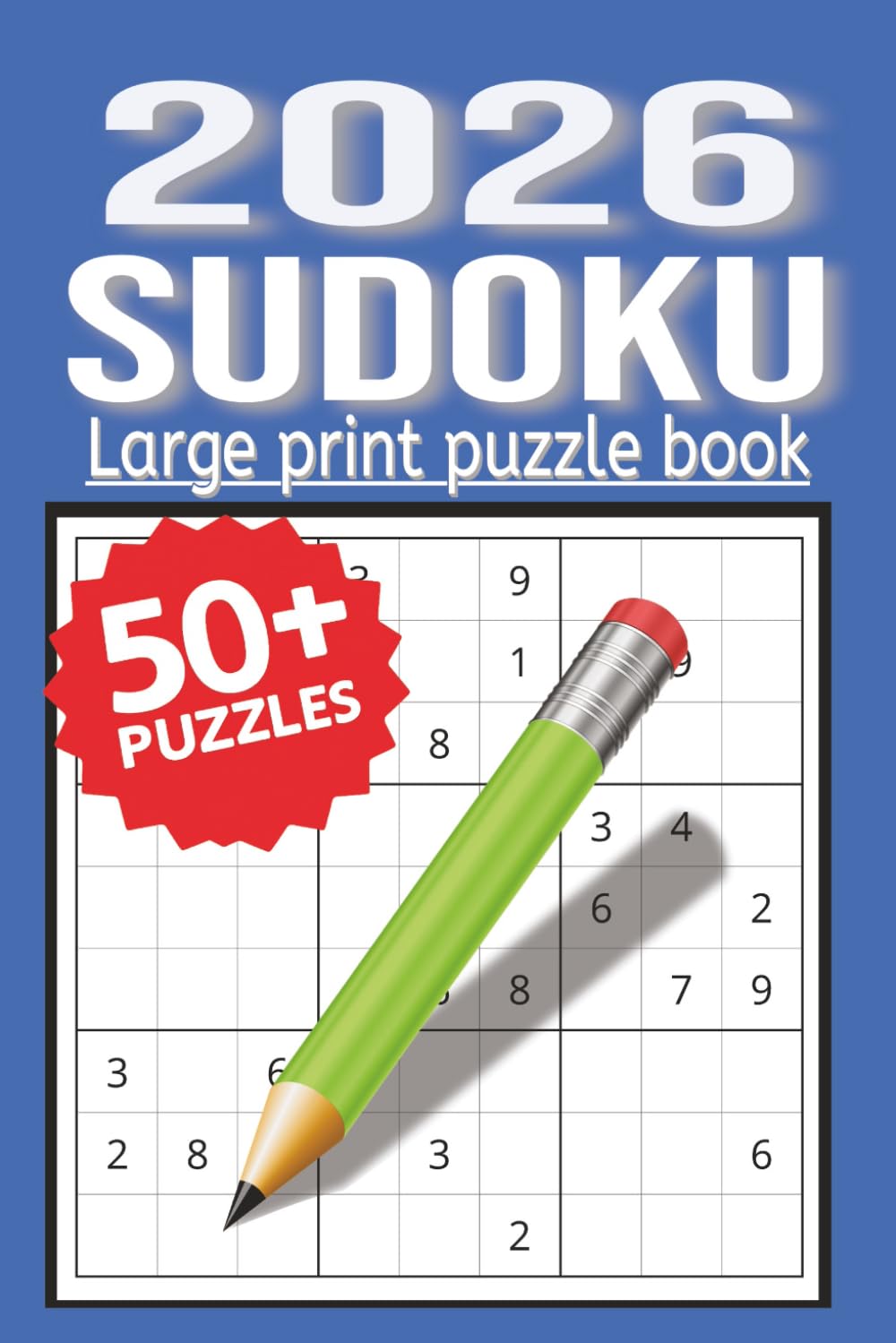Sudoku Book for Adults: - Large Print: Expert Level Sudoku Puzzle Book with Solutions, The Perfect Challenge for All Skill Levels
