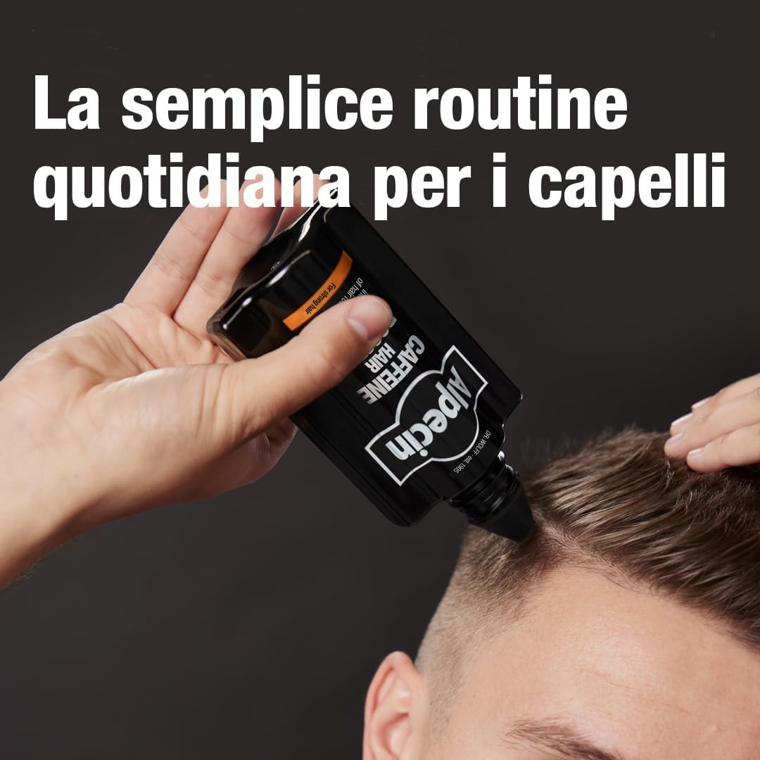 Alpecin Caffeine Hair Booster, 2 x 200 ml - Tonico per rinforzare le radici dei capelli