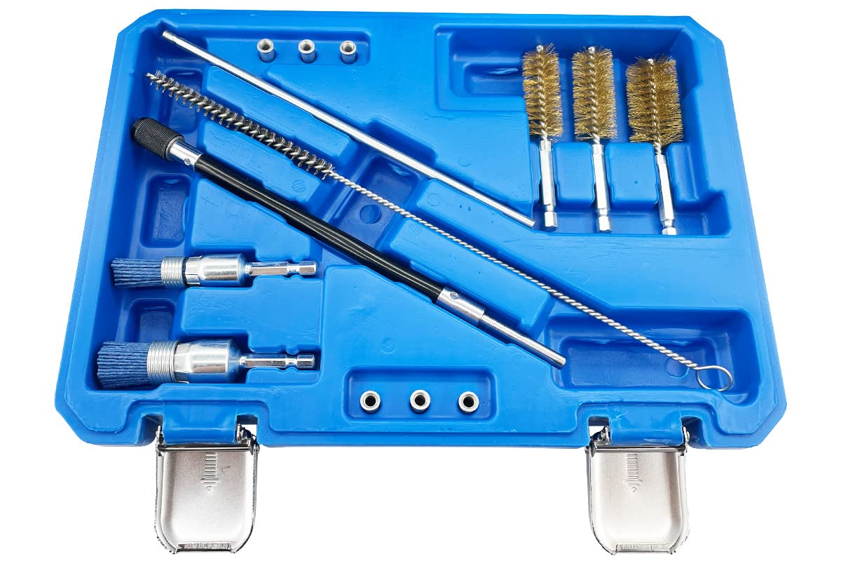 Kit de nettoyage pour siège et gaine d'injecteur 14 pièces, Ensemble d'outils de nettoyage d'injecteur universel