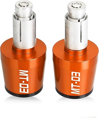 Miniatura 3 de Para Yamaha MT-03 MT03 MT 03 2014 2015 2016 2017 2018 2019 2020 motocicleta 0.866 in manillar Grips manillar extremos tapas tapón deslizante