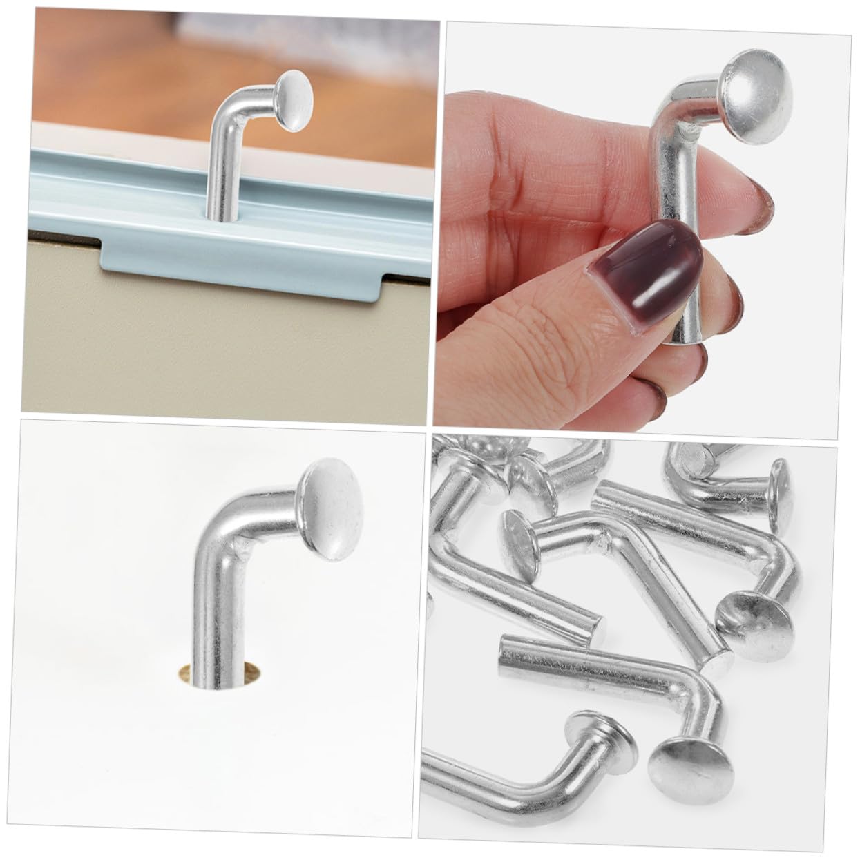 Anneome 70 Stück Teiliges Palettenregal Sicherungsstifte Ømm Verzinkt Schwerlast Steckbolzen Robust für Lagerregal DIY Regalsysteme Einfache Installation Hohe Stabilität