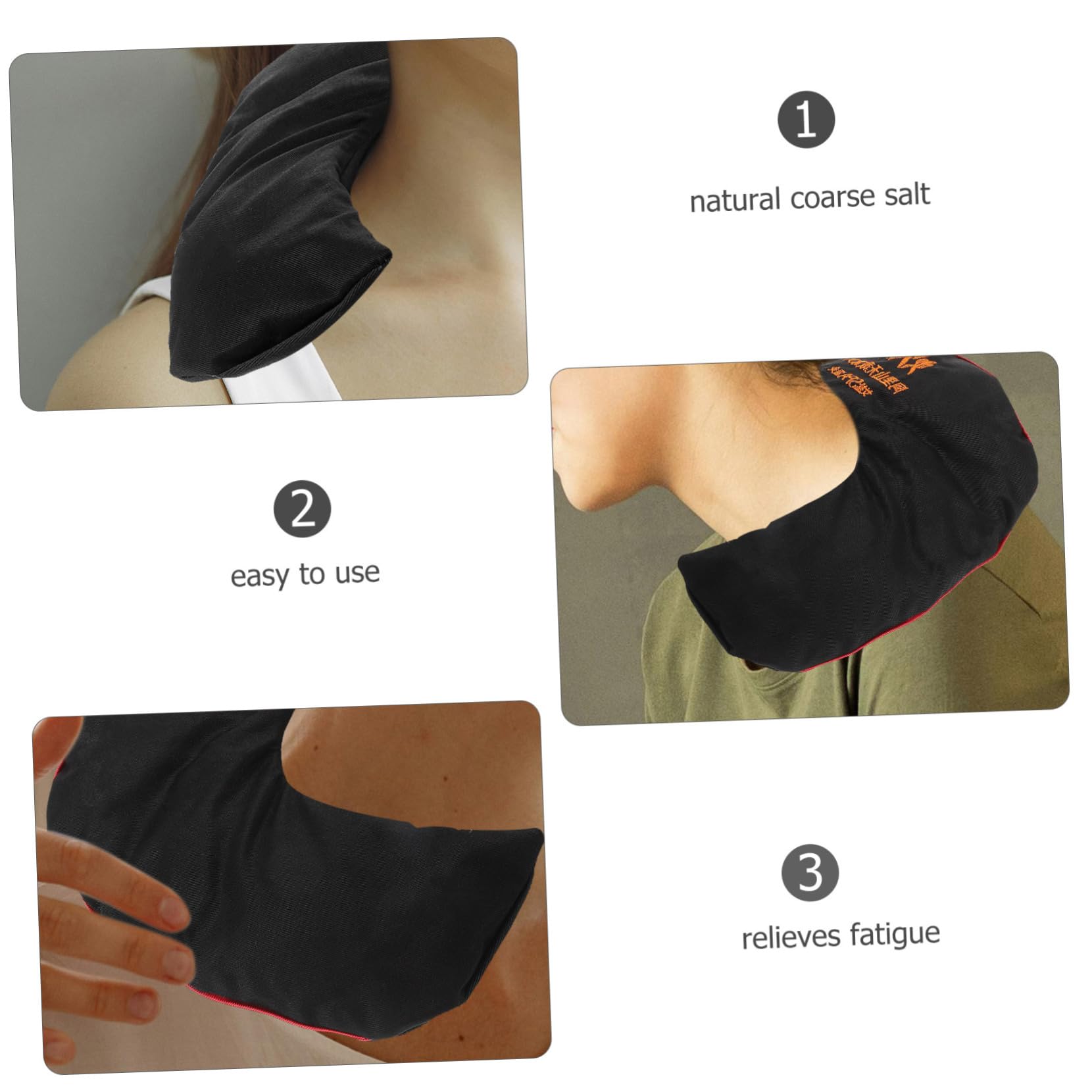 FRCOLOR Cuscino Riscaldante Sale Minerale a Collo e Schiena, Comfort Termico Rilassante, per Uso Quotidiano da Donna