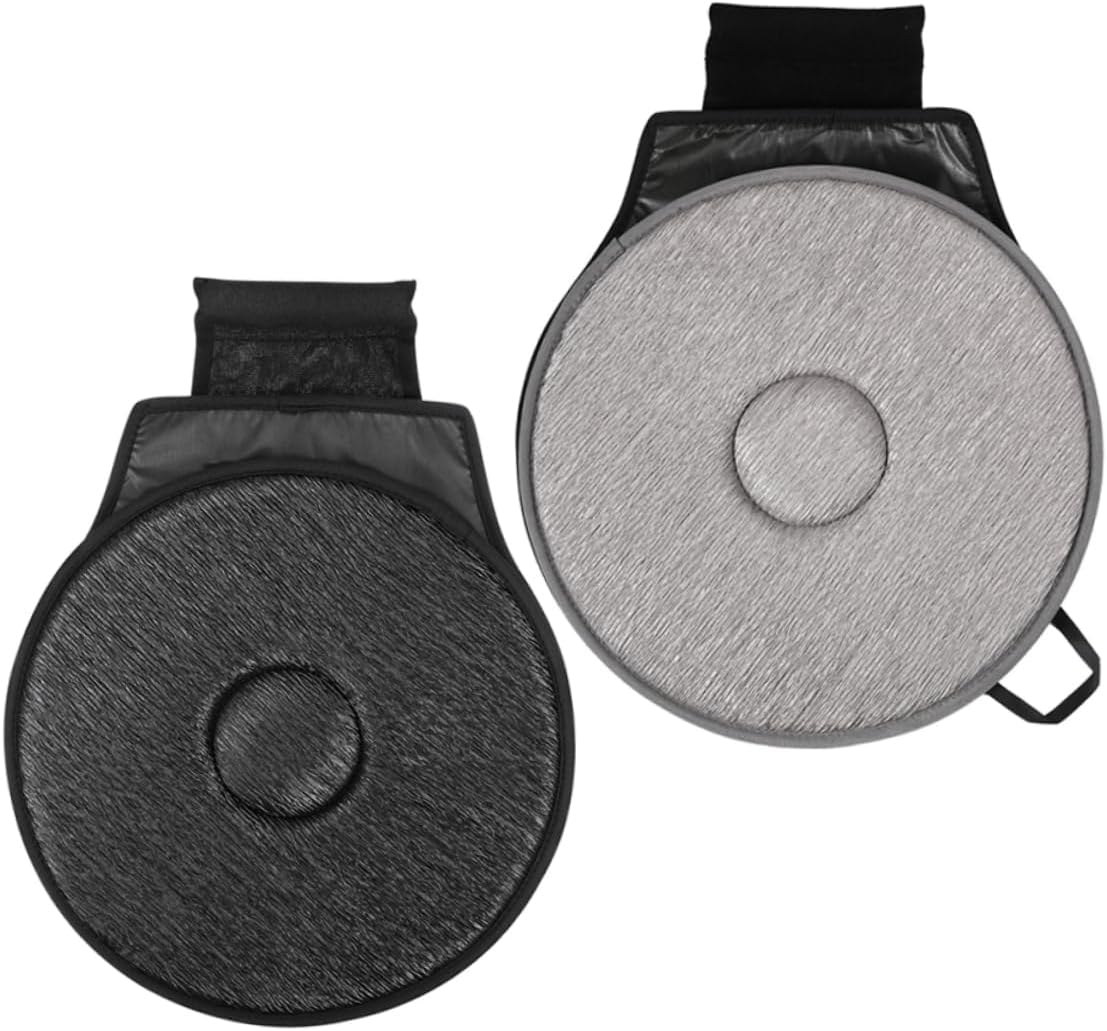 2pcs Rotating Car Seat Cushion Swivel Seat Pad for Elderly Car Swivel Cushion