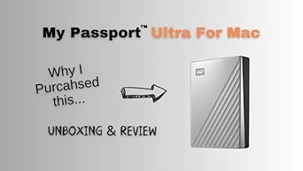 【新品】My Passport Ultra for Mac 5TB WD 5TB My Passport Ultra USB 3.0 Type-C External Hard Drive