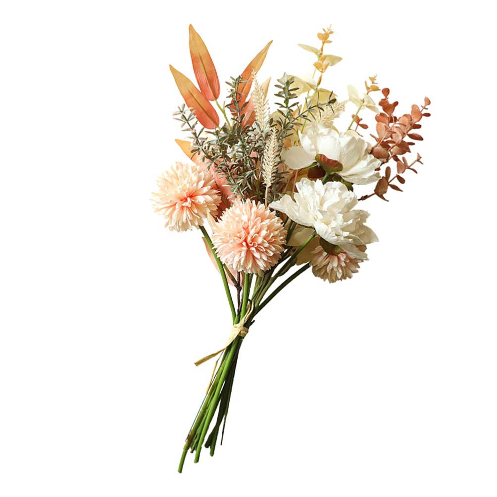 Amazon｜Toyvian シミュレーションタンポポの枝 造花 フェイクフラワー