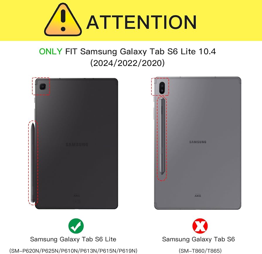 ZtotopCases for Galaxy Tab S6 Lite Case 10.4 Inch 2024/2022/2020