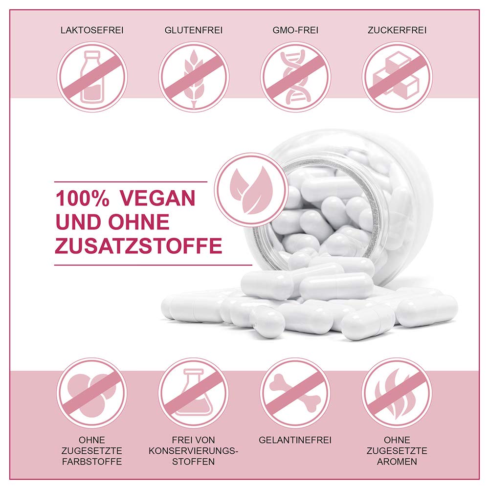 PREMIUM Astaxanthin hochdosiert 180 Kapseln [LABORGEPRÜFT] - vegan & ohne Zusatzstoffe - 6mg/Kapsel - Antioxidans vital pur