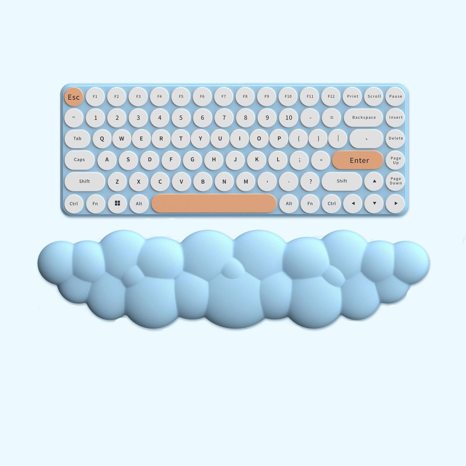 Repose-Poignet Pour Clavier En Mousse à Mémoire De Forme, Design Nuage